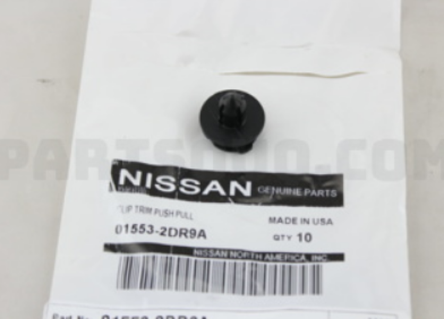 Пистон крепления подкрылка переднего крыла 015532DR9A NISSAN