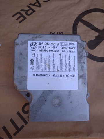 4L0959655B VAG Модуль-процессор управления подушкой безопасности (ЭБУ AIRBAG) купить в Каменское
