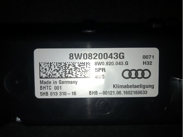 8W0820043G VAG Блок управления кондиционером купить в Винница