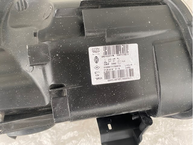 260103317R RENAULT Фара правая купить в Николаев