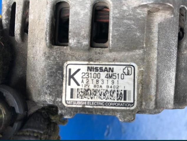 Генератор автомобильный 231004M510 NISSAN
