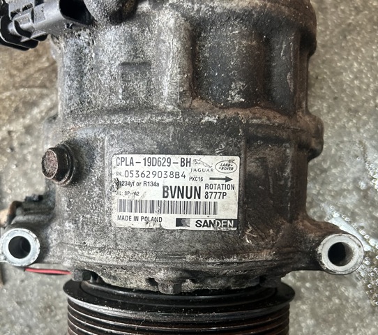 Насос кондиционера CPLA19D629BH LAND ROVER