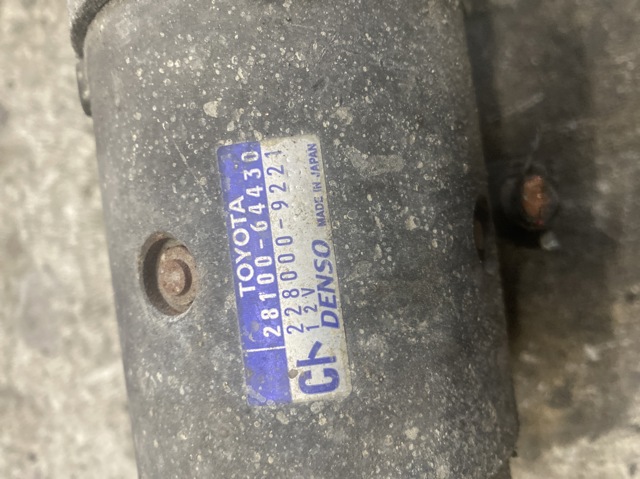 TOYOTA 2810064430 Стартер в наличии Николаев