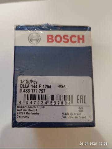 Распылитель форсунки DLLA144P1264 BOSCH