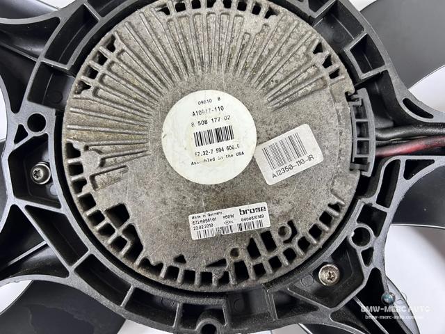 Диффузор радиатора охлаждения в сборе с мотором и крыльчаткой 8508177 BMW