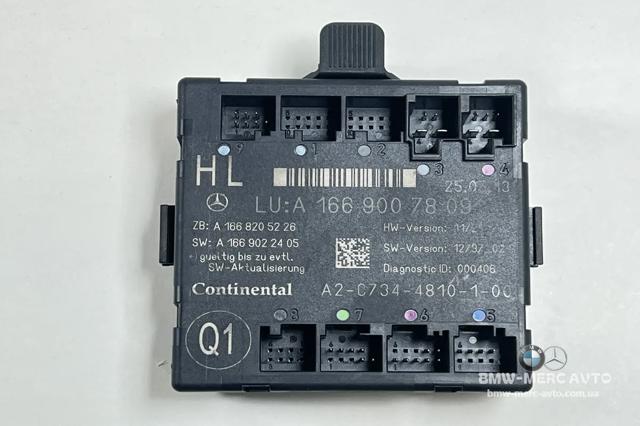MERCEDES A1669007809 Блок комфорта задней двери в наличии Киев