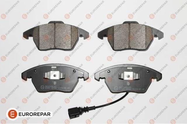 EUROREPAR 1617259080 Колодки тормозные передние дисковые в наличии Николаев