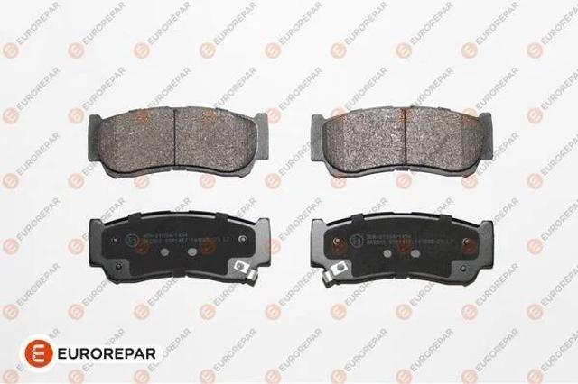 EUROREPAR 1639370980 Колодки тормозные задние дисковые в наличии Кривой Рог