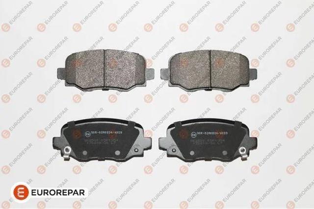 EUROREPAR 1675996280 Колодки тормозные задние дисковые в наличии Кривой Рог
