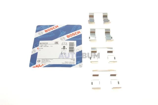 Комплект пружинок крепления задних дисковых колодок 1987474421 BOSCH