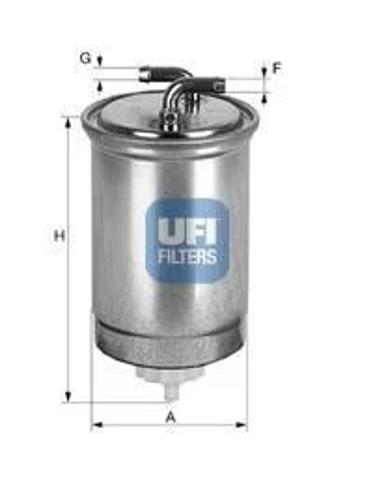 2436500 UFI Топливный фильтр купить в Павлоград