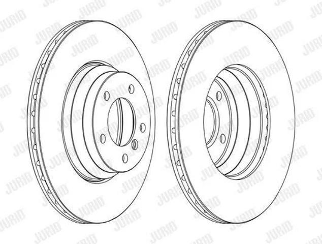 BENDIX 562395JC1 Передние тормозные диски в наличии Полтава