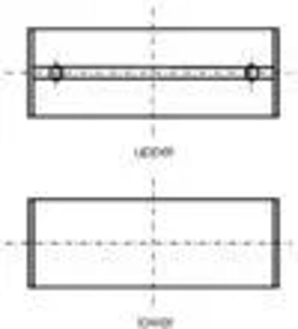 KOLBENSCHMIDT 77753610 Вкладыши коленвала коренные, комплект, 1-й ремонт (+0,25) в наличии Львов
