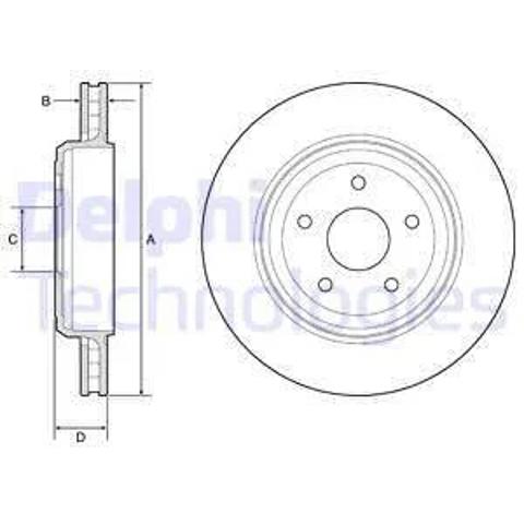BG9214C DELPHI Тормозные диски купить в Черкассы
