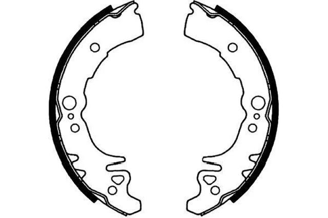 Барабанные тормозные колодки KBS1914 KAVO PARTS