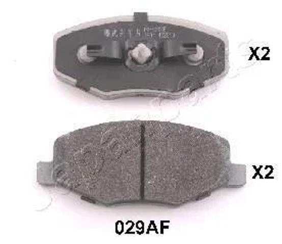 Колодки тормозные дисковые комплект PA029AF JAPANPARTS