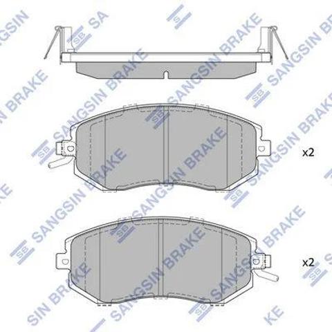 SP1553 Передние тормозные колодки купить Ровно