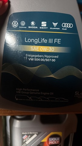 Масло двигателя GS55545M4 VAG