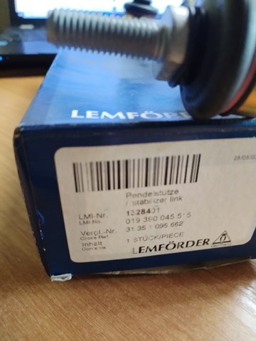 LEMFORDER 1328402 Стойка переднего стабилизатора правая в наличии Винница
