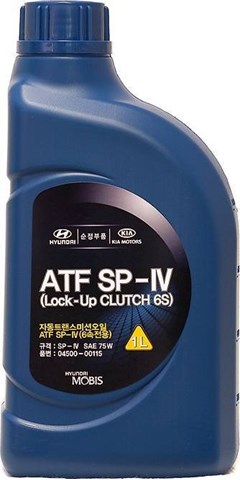 Масло трансмиссионное Hyundai/Kia ATF SP-IV Синтетическое 1 л 0450000115