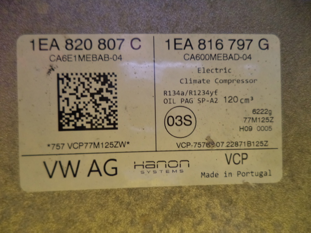 1EA816797G Компрессор кондиционера купить Павлоград