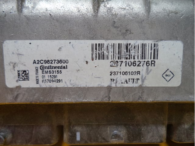 237106276R RENAULT Модуль управления (ЭБУ) двигателем купить в Украина