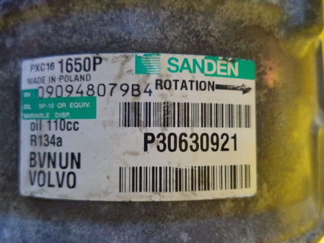 30630921 VOLVO Компрессор кондиционера купить в Запорожье
