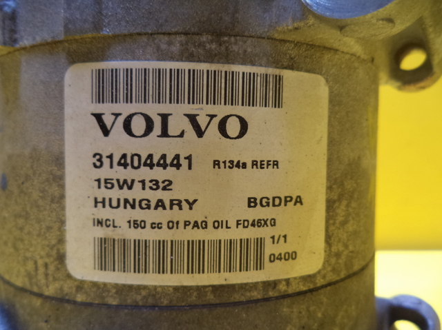31404441 VOLVO Шкив компрессора кондиционера купить в Львов