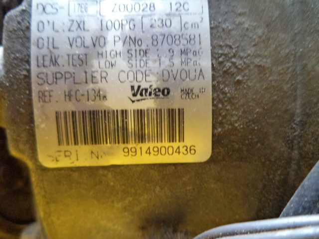 VOLVO 36002114 Компрессор кондиционера в наличии Полтава
