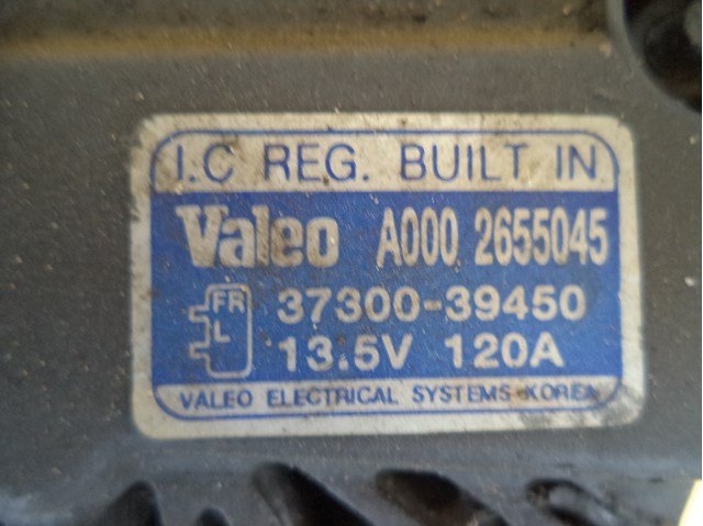 Автомобильный генератор 3730039450 HYUNDAI