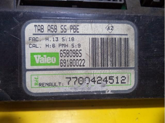 RENAULT 7700424512 Блок управления режимами отопления/кондиционирования в наличии Ровно