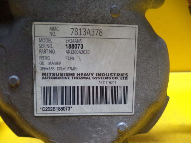 MITSUBISHI 7813A378 Компрессор кондиционера в наличии Ровно