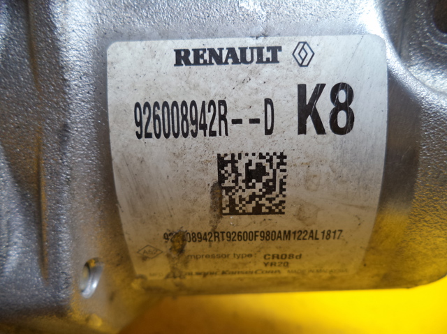 RENAULT 926008942R Компрессор кондиционера в наличии Житомир