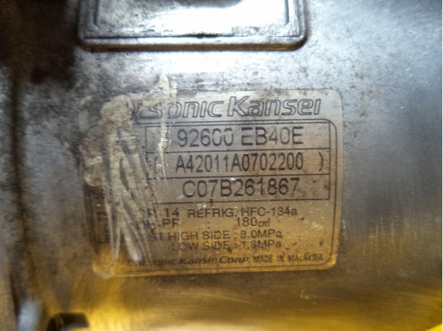 92600EB40E Компрессор кондиционера купить Кривой Рог