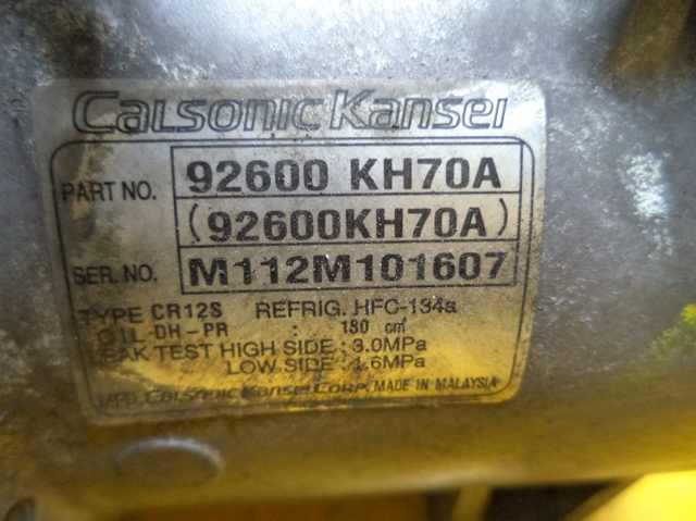 NISSAN 92600KH70A Компрессор кондиционера в наличии Винница