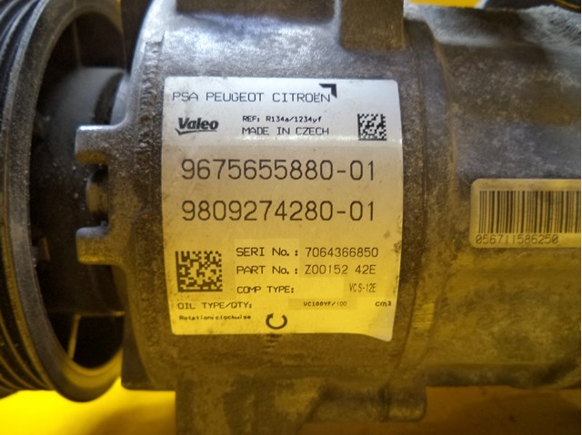 PEUGEOT 9675655880 Компрессор кондиционера в наличии Черкассы