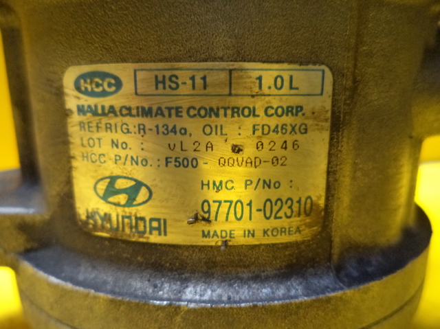 HYUNDAI 9770102310 Компрессор кондиционера в наличии Николаев