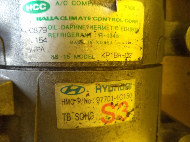 HYUNDAI 977011C150 Компрессор кондиционера в наличии Украина