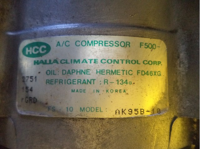 HYUNDAI 9770129000 Компрессор кондиционера в наличии Винница