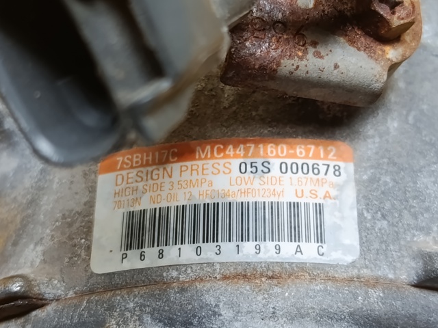 MC4471606712 CHRYSLER Компрессор кондиционера купить в Запорожье