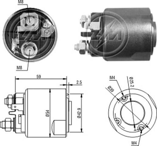 Втягивающее ZM2491 ZM
