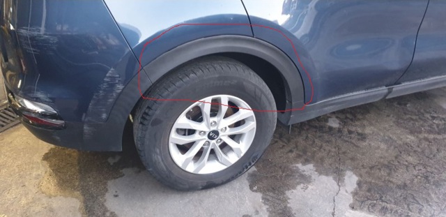 Молдинг арки колеса заднего, правый 87742F1000 HYUNDAI