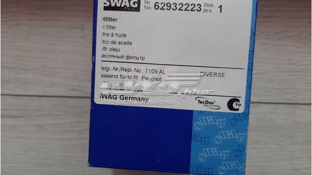 62932223 SWAG Фильтр масляный купить в Одесса