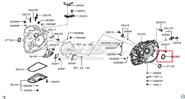 Ремкомплект гидротрансформатора АКПП 2702A006 MITSUBISHI