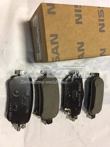Задние дисковые колодки Nissan Qashqai 2