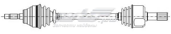 C9015 Полуось (привод) передняя левая купить Хмельницкий