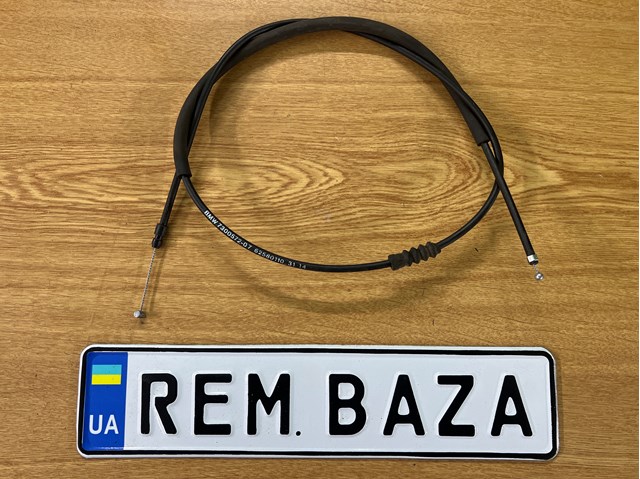 Трос открывания капота, задний 51237300572 BMW