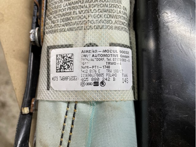 4G5880242B Подушка безопасности (AIRBAG) спинки сиденья правого купить Полтава