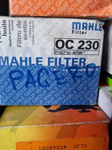 MAHLE OC230 Фильтр масляный в наличии Днепр