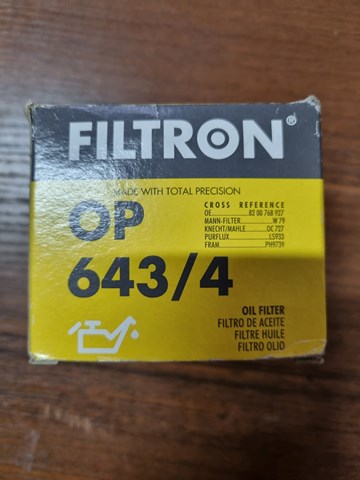 OP6434 FILTRON Фильтр масляный купить в Харьков
